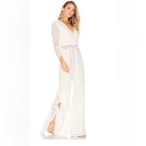 Elegant White Lace Jumpsuit